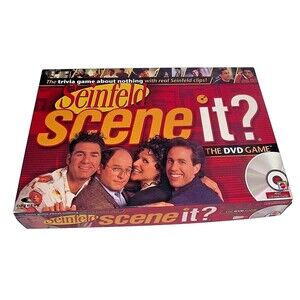 Scene It Jerry Seinfeld DVD Game Trivia Yada Elaine George TV Show Complete